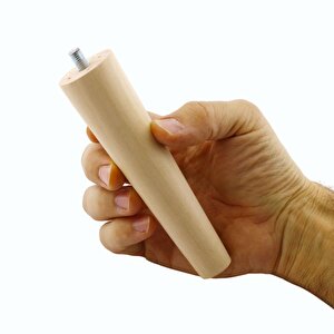 Ahşap Mobilya Koltuk Kanepe Tv Ünitesi Sehpa Ayağı Ayakları M8 Civatalı 15 Cm + Bağlantı Aparatlı