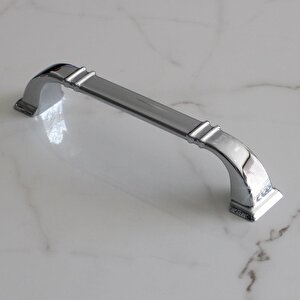 Roma 224 Mm Krom Renk Mobilya Mutfak Çekmece Kulp Metal Dolap Kapak Kulpları Kulbu Dolabı Kulpu