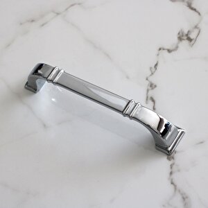 Roma 224 Mm Krom Renk Mobilya Mutfak Çekmece Kulp Metal Dolap Kapak Kulpları Kulbu Dolabı Kulpu