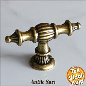 Şehzade Düğme Antik Sarı Kulp Mobilya Çekmece Mutfak Dolabı Dolap Kulpları Kapak Kulpu Kulb Metal