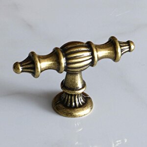 Şehzade Düğme Antik Sarı Kulp Mobilya Çekmece Mutfak Dolabı Dolap Kulpları Kapak Kulpu Kulb Metal