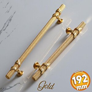 Burç Kulp 192 Mm Gold Altın Renk Mobilya Mutfak Çekmece Dolabı Dolap Kulpları Kapak Kulpu Kulb Metal