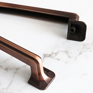 Penguen 128 Mm Antik Bakır Metal Kulp Mobilya Mutfak Çekmece Dolap Dolabı Kapak Kulpları Kulbu Kulpu