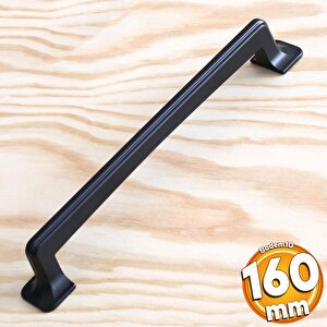Penguen 160 Mm Siyah Metal Kulp Mutfak Çekmece Mobilya Dolap Dolabı Kapak Kulpları Kulpu Kulbu 16 Cm