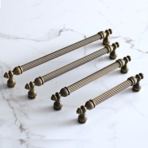 Şah 160 Mm Antik Sarı Kulp Mobilya Mutfak Çekmece Dolap Kapak Kulpları Kulb Dolabı Metal Kulpu