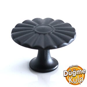 Güneş Düğme Mat Siyah Kulp Mobilya Mutfak Dolabı Çekmece Dolap Kulpları Kapak Kulpu Kulbu Kulb Metal