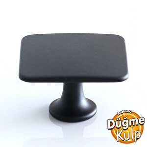 Kare Düz Kulp Düğme Mat Siyah Mobilya Mutfak Dolabı Çekmece Dolap Kulpları Kapak Kulpu Kulb Metal