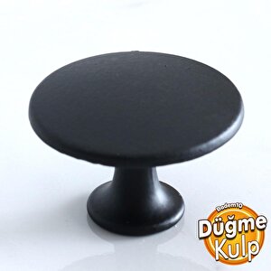 Daire Düz Kulp Düğme Mat Siyah Mobilya Mutfak Dolabı Çekmece Dolap Kulpları Kapak Kulpu Kulb Metal