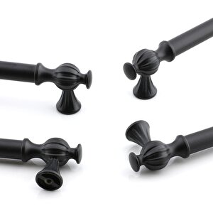 Çınar 160 Mm Siyah Metal Kulp Mutfak Mobilya Çekmece Dolap Dolabı Kapak Kulpları Kulbu Kulpu 160 Mm