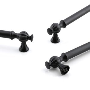 Çınar 160 Mm Siyah Metal Kulp Mutfak Mobilya Çekmece Dolap Dolabı Kapak Kulpları Kulbu Kulpu 160 Mm