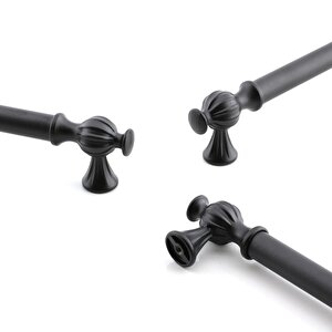 Çınar 160 Mm Siyah Metal Kulp Mutfak Mobilya Çekmece Dolap Dolabı Kapak Kulpları Kulbu Kulpu 160 Mm