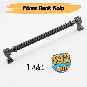 Talas Füme Çizgili Metal Lüks Kulp 192 mm 19.2 cm Mobilya Mutfak Çekmece Dolabı Dolap Kulpları Kulb