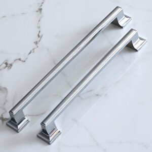 Gama 192 Mm Krom Metal Kulp Mobilya Mutfak Dolabı Dolap Kapak Çekmece Kulpları Kulbu Kulpu 19.2 Cm
