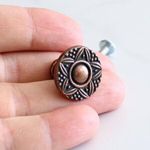 Üzümlü Düğme Antik Bakır Kulp Mobilya Mutfak Dolabı Çekmece Dolap Kulpları Kapak Kulpu Kulb Metal