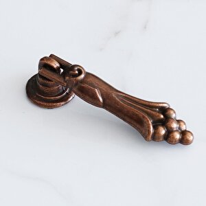 Üzümlü Eskitme Antik Bakır Sarkaç  Metal Mobilya Mutfak Çekmece Dolap Dolabı Kulpu Kulbu Kulpları