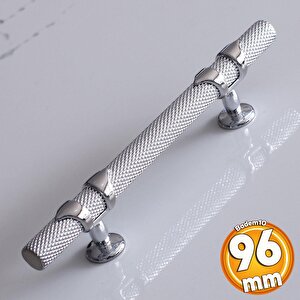 Burç Kulp 96 Mm Krom Renk Mobilya Mutfak Çekmece Dolabı Dolap Kulpları Kapak Kulpu Kulbu Metal