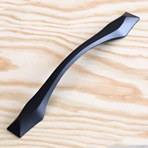 Elmas Kulp 160 Mm Siyah Metal Mobilya Mutfak Çekmece Dolabı Dolap Kapak Kulpları Kulbu Kulpu 16 Cm