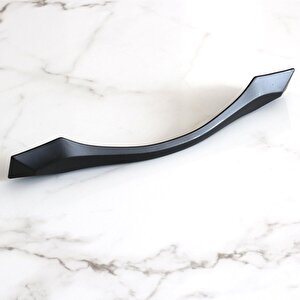 Elmas Kulp 160 Mm Siyah Metal Mobilya Mutfak Çekmece Dolabı Dolap Kapak Kulpları Kulbu Kulpu 16 Cm