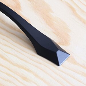 Elmas Kulp 160 Mm Siyah Metal Mobilya Mutfak Çekmece Dolabı Dolap Kapak Kulpları Kulbu Kulpu 16 Cm