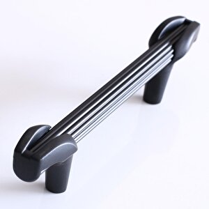 Duru 96 Mm Siyah Metal Kulp Mobilya Çekmece Mutfak Dolabı Kulpları Kapak Dolap Kulpu Kulbu Siyah