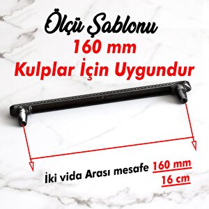 Dekor 160 Mm Antik Gümüş Metal Kulp Mobilya Çekmece Mutfak Dolabı Dolap Kulpları Kulbu Kulpu 16 Cm