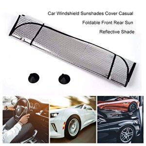 Oto Cam Güneşlik Cam Güneşliği Araba Güneş Koruyucu 130cm X 60cm
