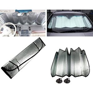 Oto Cam Güneşlik Cam Güneşliği Araba Güneş Koruyucu 130cm X 60cm