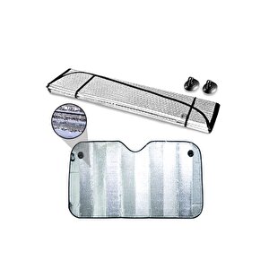 Oto Cam Güneşlik Cam Güneşliği Araba Güneş Koruyucu 130cm X 60cm