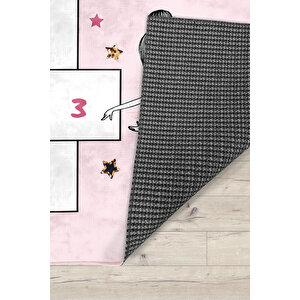 Prenses Kız Seksekli Bambu Çocuk Odası Halısı 160x230 cm