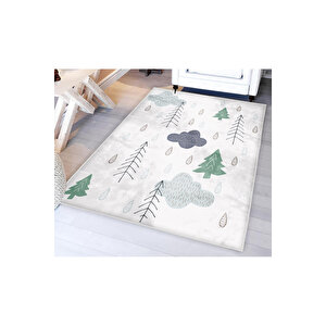 Iskandinav Bambu Çocuk Odası Halısı 150x200 cm