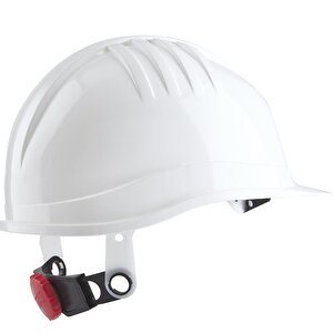 5 Adet Bbu Safety Sc 3000r - 3001 Hdpe Beyaz Renk Vida Çark Ayarlı Plastik İçlikli İş Güvenliği Bareti