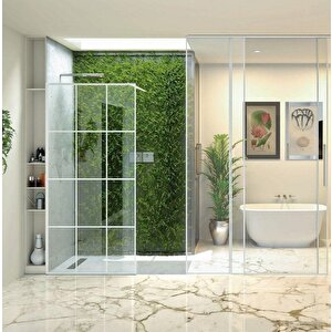 Legend White Yan Panel/separatör90 - H:190 Cm 90 cm