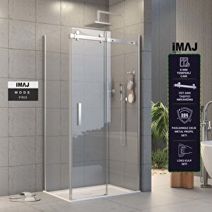 Pro Mode Sabit Panelli Dikdörtgen Duşakabin80*130 H:195 - 6mm 80x130 cm