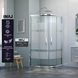 İmaj Mode Ice Oval Duşakabin A-5390*100 H190 90x100 cm