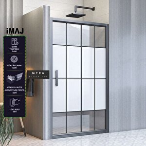 Myra Ice İki Duvar Arası 1 Sabit 1 Sürgü Duşakabin 134 134 cm