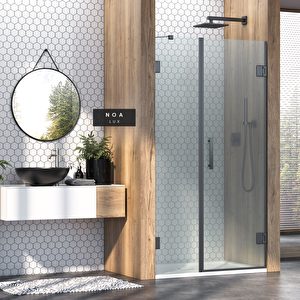 Noa Lüx 1 Sabit 1 Açılır Duvardan Menteşeli Duşakabin138 138 cm