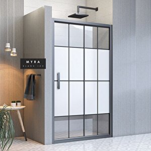Myra Ice İki Duvar Arası 1 Sabit 1 Sürgü Duşakabin133 133 cm
