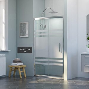 İmaj Mode Ice 1 Sabit 1 Sürgü Duşakabin A-5111 111 cm