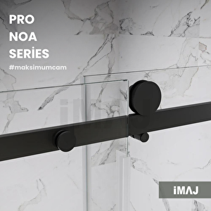 Pro Noa 1 Sabit 1 Sürgü Duşakabin 114 - 6mm 114 cm