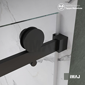 Pro Noa 1 Sabit 1 Sürgü Duşakabin 114 - 6mm 114 cm