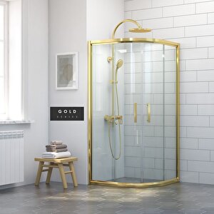İmaj Gold Oval Duşakabin80*90 H190 80x90 cm