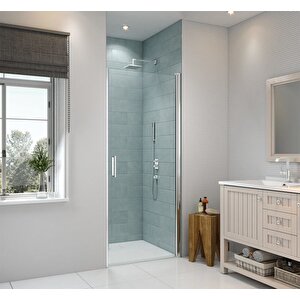 Mode Premium Boy Menteşeli Sistem Düz 1 Açılır Duşakabin 72 H195 72 cm