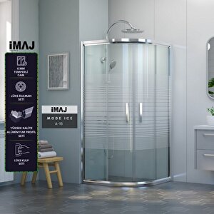 İmaj Mode Ice Oval Duşakabin A-1690*110 H190 90x110 cm