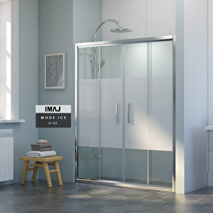 İmaj  Mode Ice 2 Sabit 2 Sürgü Duşakabin A-54163 163 cm