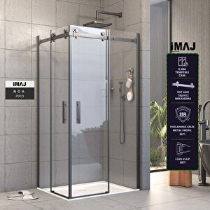 Pro Noa Dikdörtgen Duşakabin 70*130 H:195 - 6mm 70x130 cm