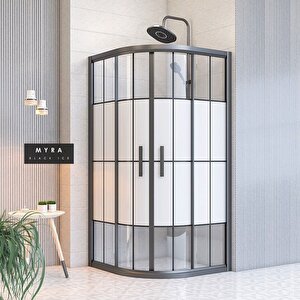 Myra Ice Oval Duşakabin90*90 H190 90x90 cm