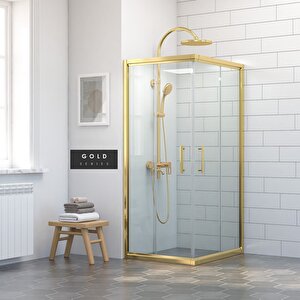 İmaj Gold Kare Duşakabin 70* 70 H:190 - H:190 Cm 70x70 cm
