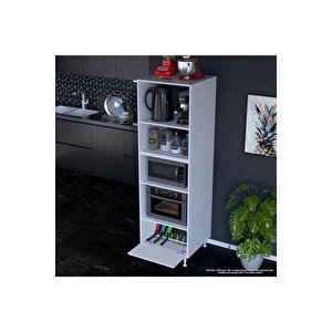 Silva Loya 59,6 X194,6 X56 Cm Tek Kapaklı Ankastre Ve Mutfak Dolabı