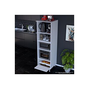 Silva Loya 59,6 X194,6 X56 Cm Tek Kapaklı Ankastre Ve Mutfak Dolabı