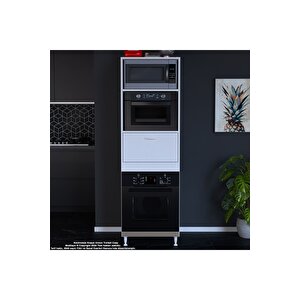 Elit Silva 59,6 Cm X 192,2 Cm X 56 Cm Tek Kapaklı Ankastre Fırın Dolabı
